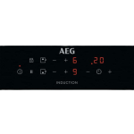 AEG IKB32300CB sisseehitatav induktsioonpliit, 29x52 cm, 2 tsooni, 1800/2500W, 180mm, puutetundlik juhtimine, taimer, laste lukk