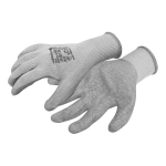 T&ouml;&ouml;kindad, latekskattega pol&uuml;ester-puuvillane DILL hall/sinine, 12 paari, 11; HT5K753-11 HOGERT