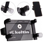 Velosipēda telefona turētājs, alumīnija, regulējams, K02341, Keltin
