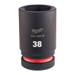 SHOCKWAVE&trade; IMPACT DUTY TRIECIENIZTURĪGAS UZGRIEŽŅU MUCIŅAS, 38 MM 1" IMPACT SOCKET DEEP - 1PC, 4932480430 MILWAUKEE