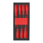 TUK&Scaron;I PUTU IELIKTŅI TĒRAUDA UZGLABĀ&Scaron;ANAI, EMPTY 7 PC SCREWDRIVER SL & PH SET FOAM INSERT, 4932493672 MILWAUKEE