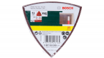 Slīpē&scaron;anas papīru komplekts, 93 mm, 25 gab., dažādas graudainības, 2607019500, BOSCH