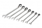 Kombinētā tirk&scaron;ķatslēga, K2820, KAMASA TOOLS, 7 daļas, 72 zobi, 3/8" - 3/4" izmēri