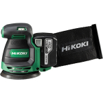 Bezvadu orbītālais slīpma&scaron;īna HIKOKI SV1813DAWPZ, 18 V, bezsuku motors, 125 mm, 11,000 RPM, zema vibrācija, putekļu savāk&scaron;anas sistēma