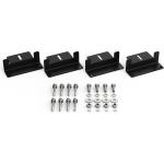 EcoFlow Solar Panel Mounting Feet 5006101004 p&auml;ikesepaneeli kinnitus jalad paigaldus kronstein alumiinium Must