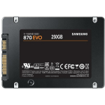 SSD|SAMSUNG|870 EVO|250GB|SATA|MLC|Write speed 530 MBytes/sec|Read speed 560 MBytes/sec|2,5"|TBW 150 TB|MTBF 1500000 hours|MZ-77E250B/EU