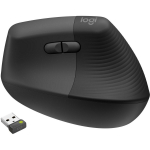 MOUSE USB OPTICAL WRL VERTICAL/BLACK RIGH 910-006494 LOGITECH