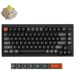 Keychron klaviatuur V1U-D4 75% traadita, 8000 Hz, RGB LED, 4000 mAh, USB Type-C, PBT klahvid, 660 h aku t&ouml;&ouml;aeg