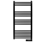 Elektriline r&auml;tikukuivati radiaator vannituppa taimeri ja termostaadiga 750W IP24 seinale Sani Towel 750 Black Eurom