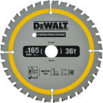 Dewalt Ringsaagiteras DT1950-QZ 165 mm, 20 mm, 36 hammast, C2 karbiid, 7000 p/min, ATB, Nail Tough