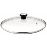 Tefal Panni kaas 3228097612 260 mm klaas, roostevaba teras serv, must k&auml;epide, auruava