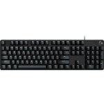 Logitech Juhtmega m&auml;nguriklaviatuur G413 SE 920-010437, 1.8m, must, mehhaanilised nupud, valge valgustus, USB