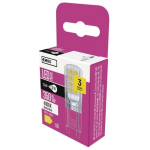 Emos LED pirn Classic JC ZQ9536, 2,5 W, 350 lm, 230 V/50 Hz, 30 000 h, G9, 320&deg;, 18 SMD, 4 000 K