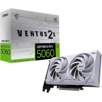 Msi Graafikakaart GEFORCE RTX 5060 8G VENTUS 2X OC WHITE, 8 GB, GDDR7, 128 bit, 1x HDMI, 3x DP, 145 W