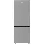 BEKO Refrigerator | B3RCNE564HXB | Energy efficiency class E | Free standing | Combi | Height 192 cm | No Frost system | Fridge net capacity 340 L | Freezer net capacity 150 L | Display | 39 dB | Stainless steel