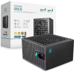 Deepcool toiteplokk PQC00G R-PQC00G-FD1B-JGEU-V1, 1200 W, AC 100-240 V, 80 PLUS Gold, 120 mm ventilaator, 64 tk alusel