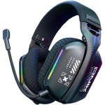 Onikuma GT808 m&auml;ngu k&otilde;rvaklapid, GT808 Black, 32&Omega;, 105dB, Bluetooth 5.3, 2.4GHz, 40mm, 18h, 1000mAh, 6x5mm mikrofon