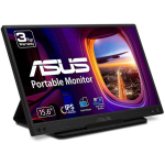 Asus ZenScreen MB166C monitor, 39.6 cm, 1920 x 1080 pikslit, IPS, 5 ms, USB Type-C, peegelduseta, Flicker-free, Low Blue Light