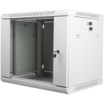 Lanberg Seinale kinnitatav rack 19'' 9U WF01-6409-10S, 600mm, 450mm, 512.35mm, 60kg, IP20, klaasuks, 2 ventilaatoriava