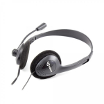 Sbox K&otilde;rvaklapid HS-201, 30mm, 20Hz-20kHz, 32&Omega;, 105dB&plusmn;3, omnidirectional, 1,8m, must, kaabel, mikrofoniga