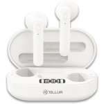 Tellur Juhtmevabad k&otilde;rvaklapid TLL511411, 44g, valge, Bluetooth 5.0, 2.5h esitusaeg, 300mAh laadimiskarp
