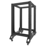 Lanberg Open Rack 18U OR01-6818-B, 590mm, 800mm, 600mm, 981mm, 1.5mm, 1.5mm, 1.5mm, 600kg, statiiv, 4 vertikaalset riba