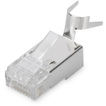 Digitus Moodul&uuml;hendus &uuml;mmargusele kaablile, CAT 6A, 100 tk, AK-219604, RJ-45, 8 juhet, varjestatud, fosforbronksi pistikud