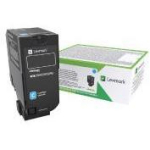 Lexmark Toonerikassett 25K Corporate (CX725) 84C2HCE, kuni 16000 lehte, sinine, k&otilde;rge saagikus, originaal