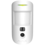 Ajax detektor MotionCam 118274, 2xCR123A, -10&deg;C kuni +40&deg;C, kuni 12m, valge, kaasasolevad tarvikud
