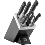 ZWILLING FOUR STAR 35145-007-0 nugade ploki komplekt, 7 tk, must, roostevaba teras, n&otilde;udepesumasinakindel, 10/13/20/20/20cm