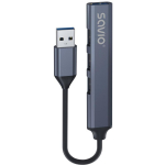 SAVIO AK-70 USB jaotur, 4 porti, USB-A 3.1 Gen 1, 5 Gbps, USB 2.0