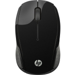 HP juhtmevaba hiir 200 X6W31AA, 2,4 GHz, 10 m, 1000 DPI, optiline, 2 nuppu, ratas, must, USB vastuv&otilde;tja, AAA
