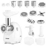 Zelmer ZMM4050B 70504735P, 1900W, 2.5kg/min, 3 kettad, vorstikinnitus, hakkija, valge