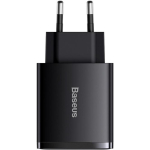 Baseus CCXJ-E01 mobile device charger Smartphone, Smartwatch, Tablet Black AC Fast charging Indoor