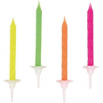 K&uuml;&uuml;nlad Neon, 6,3 cm 10 tk/ 10