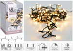 Valgusti garland - OSE - 48 LED - Valge - Aku - V&auml;listingimustes