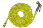 Veniv aiavoolik koos otsikuga Bradas Trick Hose 5m-15m, roheline