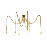 Rippuv laelamp Pająk 6 E27 LED APP680-6CP