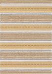 NARMA kahepoolne plasticWeave vaip Run&ouml;, kuldne beež, 70 x 150 cm
