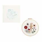 Tikandikomplekt, lilled ja taimed, koos tikandiraamiga, 4 tk, $Complete Embroidery Kit: Comes with everything you need to get started on your embroidery project
