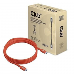 Club3D USB-C kuni USB-C kaabel CAC-1515, 4m, 480Mb, PD 240W, EPR, kahepoolselt