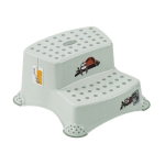Keeeper kaheastmeline redel 0610031320342 40 x 37 x 21 cm, v&auml;rv roheline, maksimaalne koormus 120 kg, libisemiskindlad astmed