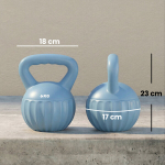 Kettlebell 17x17x23 cm Sinine plastik