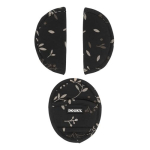 Turvav&ouml;&ouml; pehmendused Dooky universaalsed pehmendused Romantic Leaves Black, 3-osaline komplekt