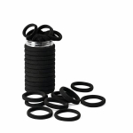 Juuksekummid, mustad, 49/98 tk