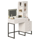 KOSMEETIKA- JA MEIGILAUD PEEGLIGA, LED-VALGUSTUSEGA, GLAMOUR, KAASAEGNE LOFT-STIIL 100 cm