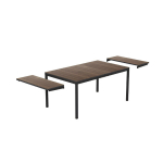 Laiendatav &otilde;uelaud Keter Deco Porto Nova 200-280, 272x94x75 cm, p&auml;hklipruun/must