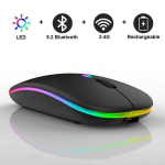Yogasuper juhtmevaba RGB LED hiir