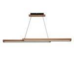 Candellux LED rippvalgusti Sento, must/pruun