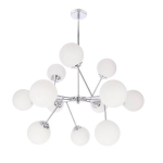 Candellux rippvalgusti Belweder 30-39828, kroom/valge